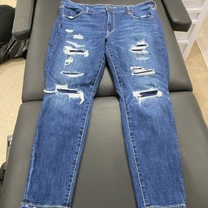 American Eagle Distressed Jeggings